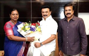 Premalatha Vijayakanth’s brother L. K. Sudhish